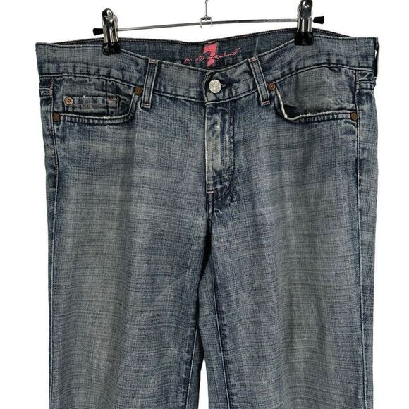 7 For All Mankind Crop Dojo Jeans Size 31 - Picture 4 of 9